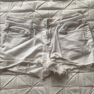 Seven for all Mankind White shorts.